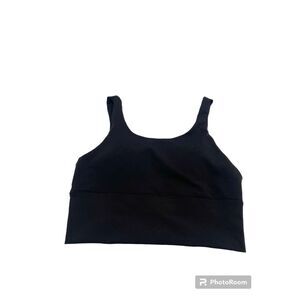 X By Gottex‎  Black  Athletic Sport Yoga Silhouette Bra Wide Band Size XS NWOT